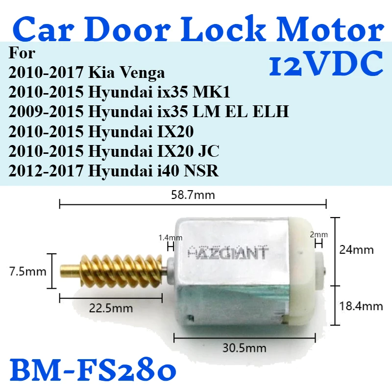

BM-FS280 для Kia Venga Hyundai ix35 LM EL ELH IX20 JC i40 NSR Автомобильные боковые дверные замки с автоматической защелкой 12 В постоянного тока Ремонт двигателя