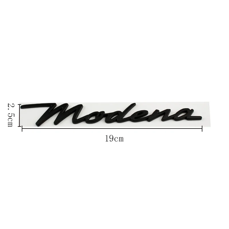 Car Rear Trunk Letters Words Logo Badge Emblem Decals Sticker For Maserati Modena Levante Quattroporte Ghibli Accessories