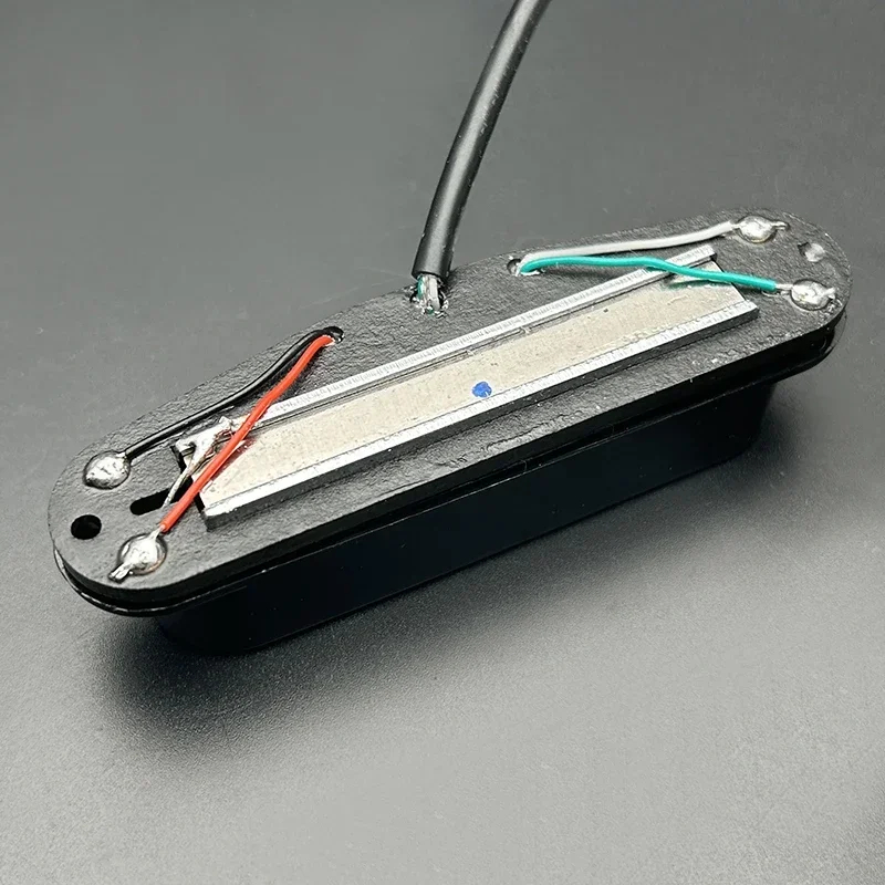 Alnico II Mini Humbucker ST Single Coil Size Double Rail Pickup 9K 4 Conduct Output Coil Splitting Alnico 2 Pickup Multi Colour