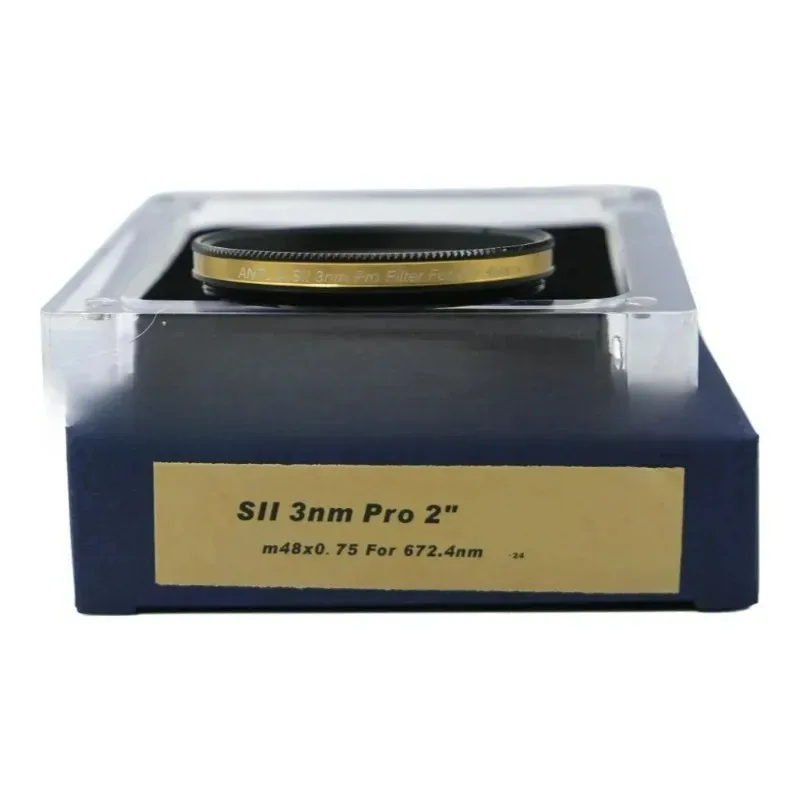 ANTLIA 2-Inch 3nm pro H-alpha SII O3 Narrowband Filter for Astrophotography Deep Space Filter Single Filter 3nm Resolution