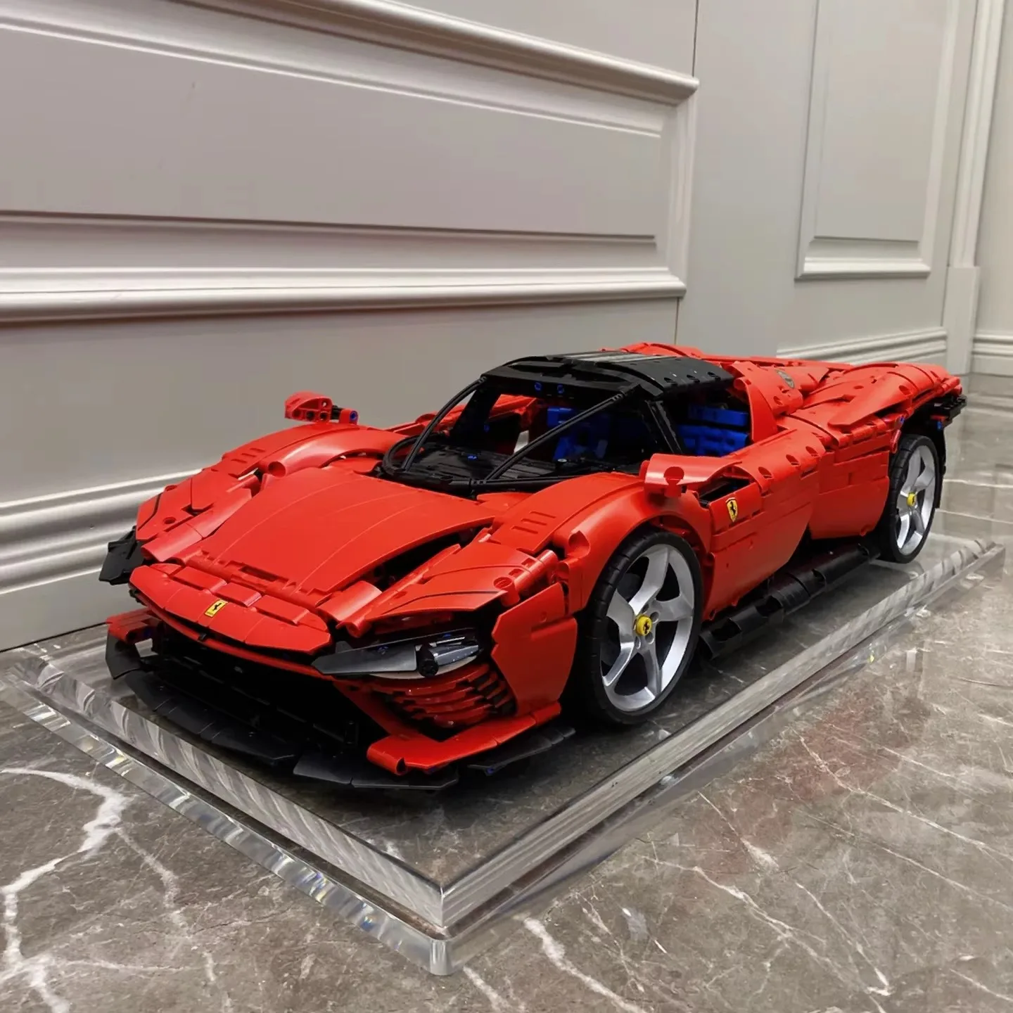 نموذج سيارة Daytona SP3 متوافق مع التقنية 42143 3778 قطعة ألعاب ألغاز الطوب هدية عيد ميلاد للأولاد