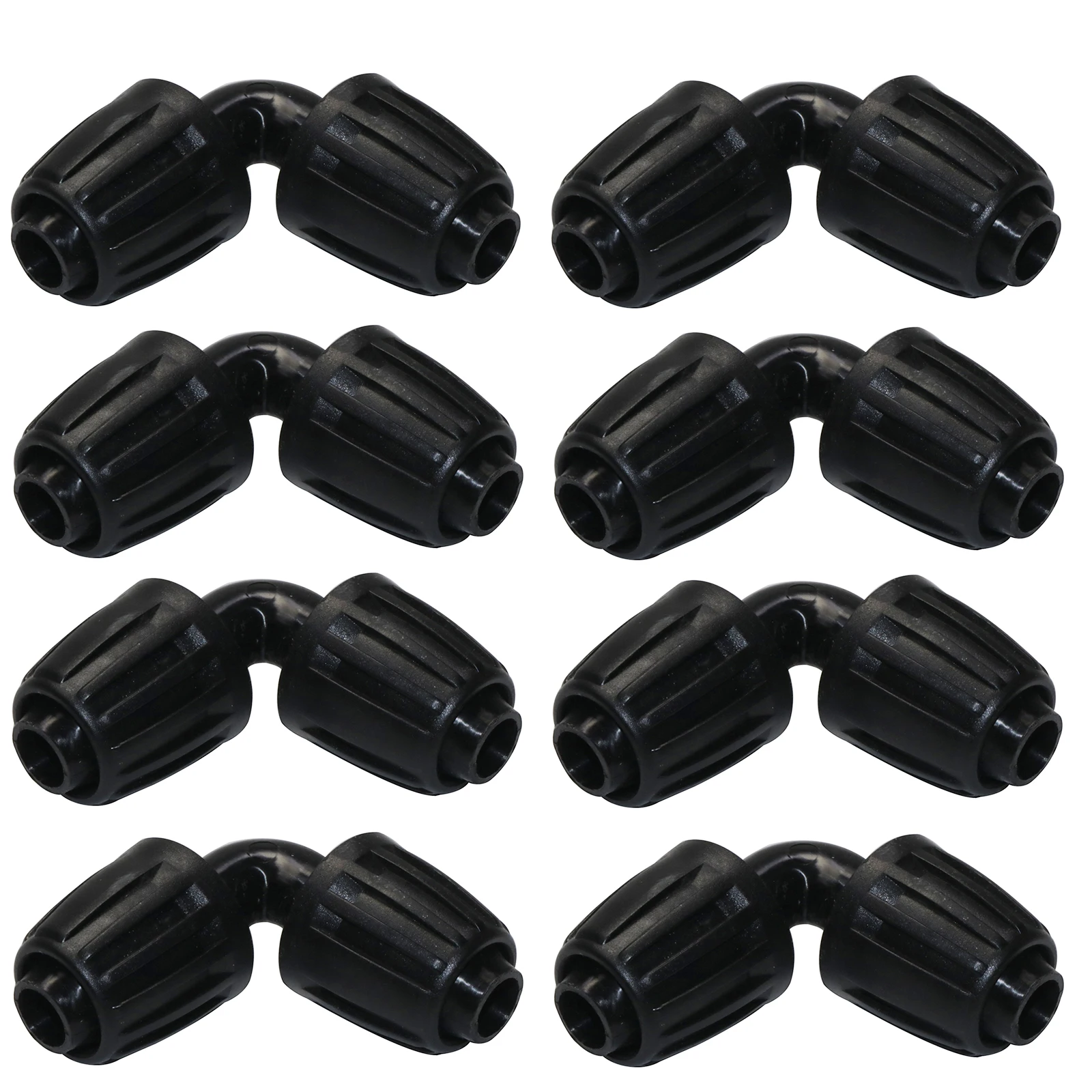 20 Pcs 16mm PE Pipe straight through pipe elbow water plug drip pipe joint garden irrigation Garden automatic irrigation