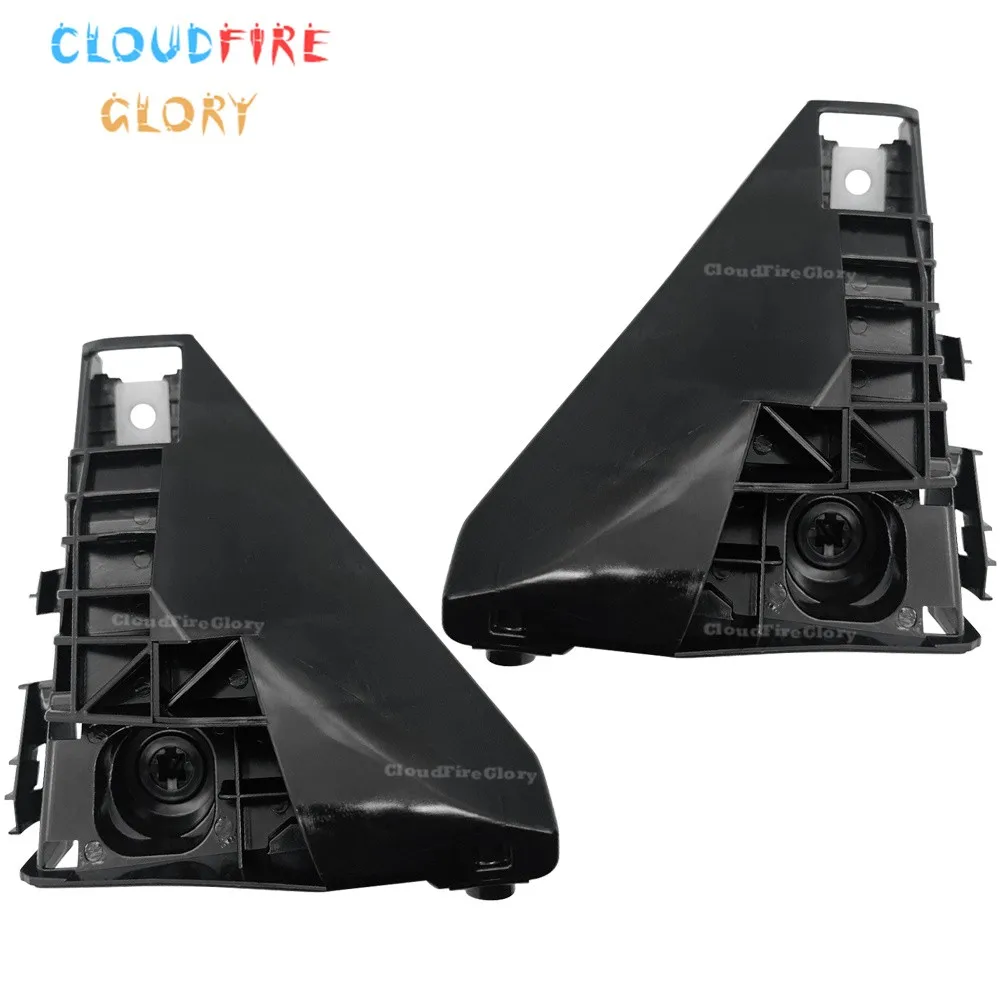 

CloudFireGlory 52116-35110 52115-35120 Pair Front Left Right Side Bumper Bracket Black Plastic For Toyota FJ Cruiser 2007-2014