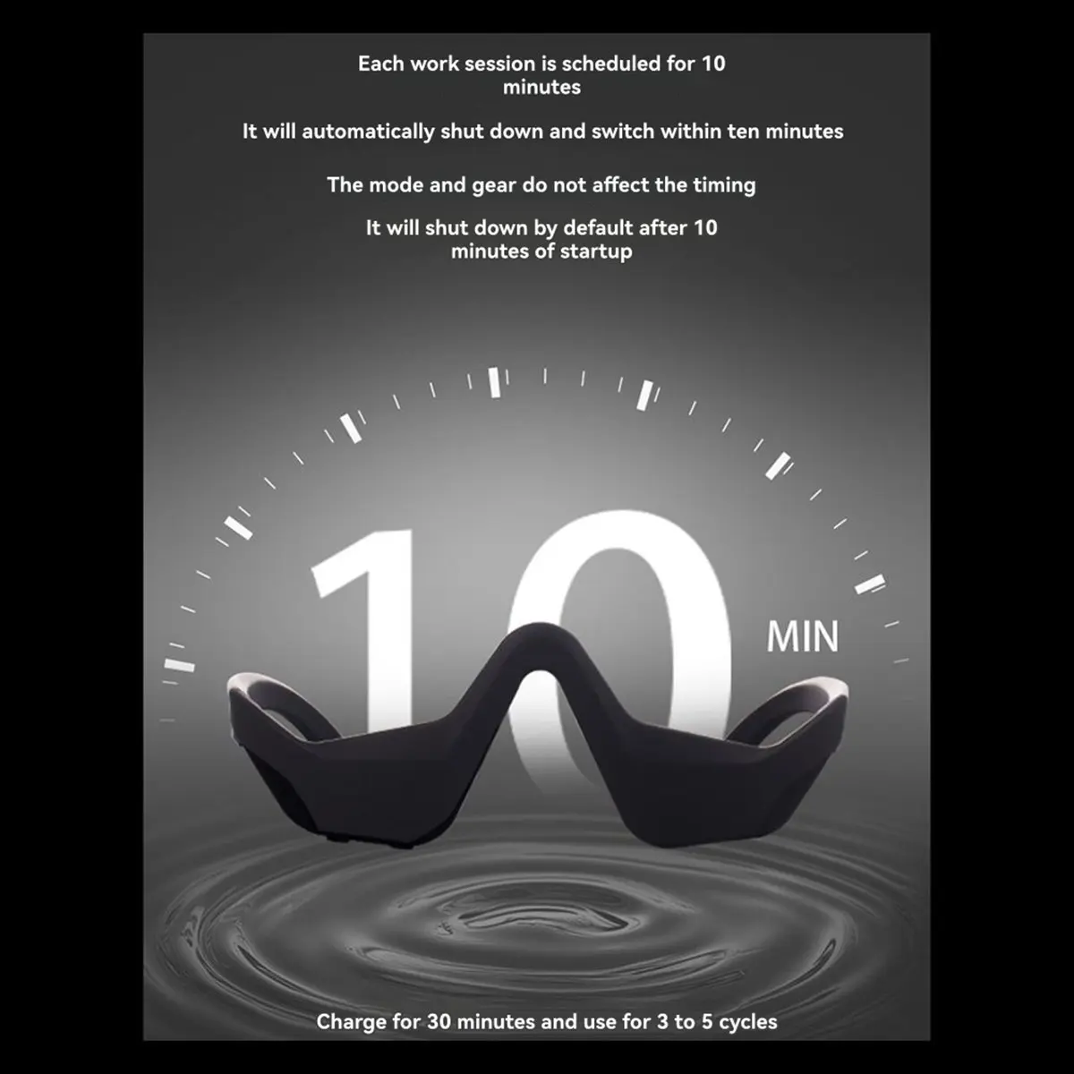 Eye Massager for Relaxation Fatigue Relief and Beauty Care - Heated Micro-Current Technology Lighten Dark Circles