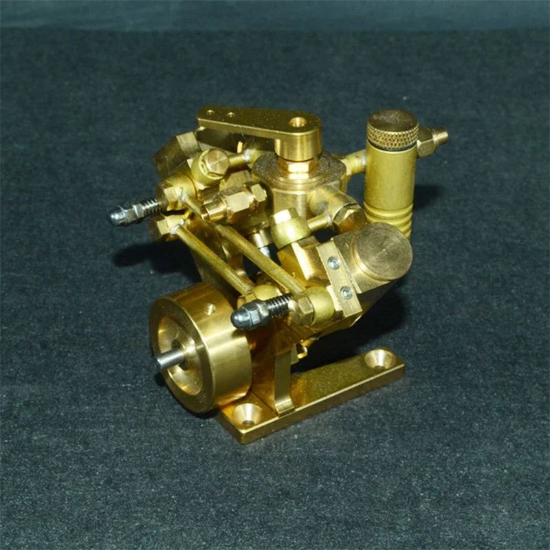 Swing Twin Cylinder Marine Steam Engine Model RC Ship Model (hull Length of 60-90C ) - M2B