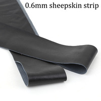 0.6mm genuine sheepskin leather strip edging belt, widened, handmade DIY winding slingshot leather clothing fabric