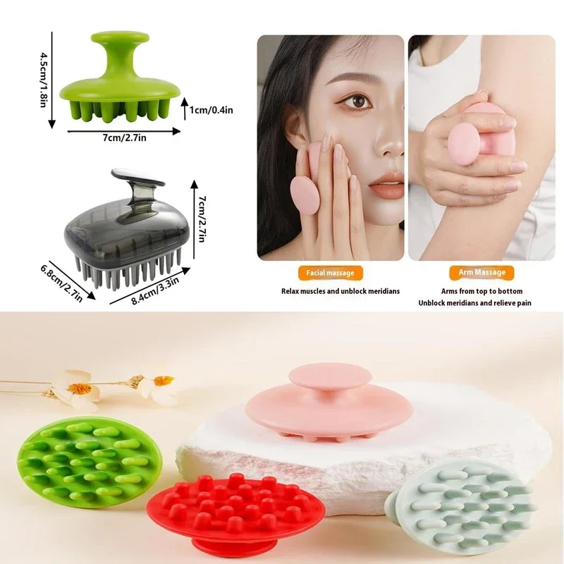 

1 шт. силиконовый шампунь, массажер для волос, шампунь, массажная расческа, массажная щетка для ванны, массажер для кожи головы, щетка для душа, расческа, инструмент для ухода