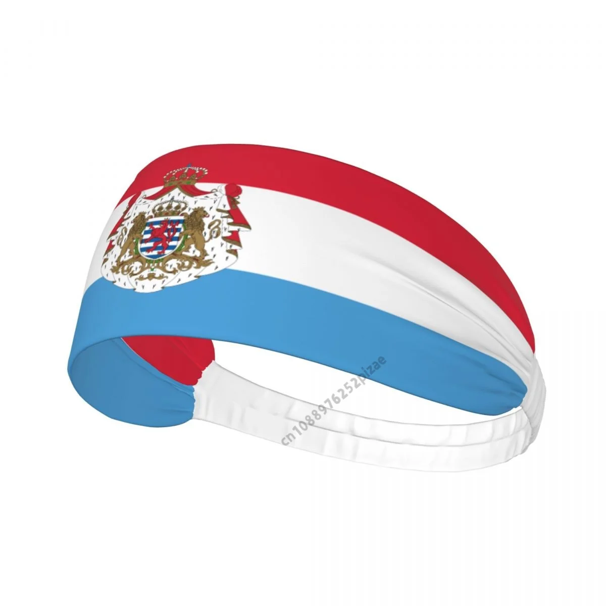 

Luxembourg Flag Men Women Bands Elastic Wide Headbands For Yoga Sports Fitness Exercise Tennis Running Gym Dance Athletic