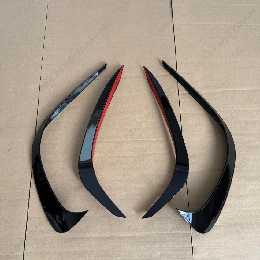 

Декоративная накладка-спойлер на передний бампер для Mercedes-Benz C-класса W206 C200 C260 C300 AMG 2022-2024, черная