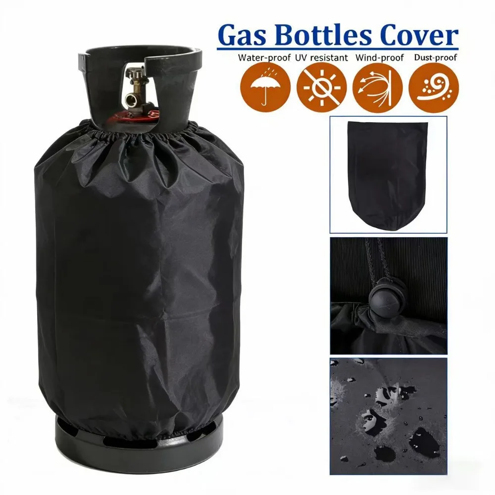 UV-resistant Propane Tank Cover, Weather-resistant Gas Tank Cover, Suitable for Standard 20-pound Tank Cylinders.
