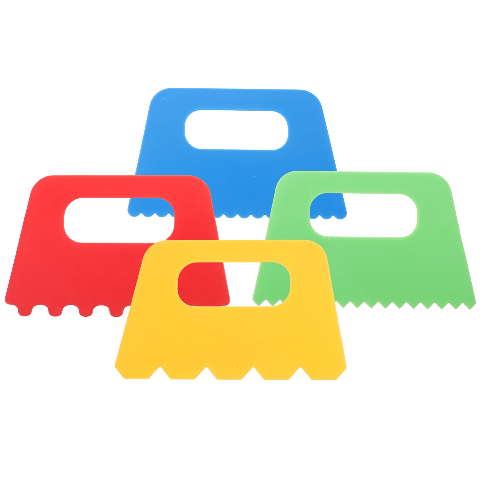 

4 Pcs Children Painting Scraping Tool DIY Tools for Kids Plaster Spatula Graffiti Drawing Tool Plastic Scraper Set