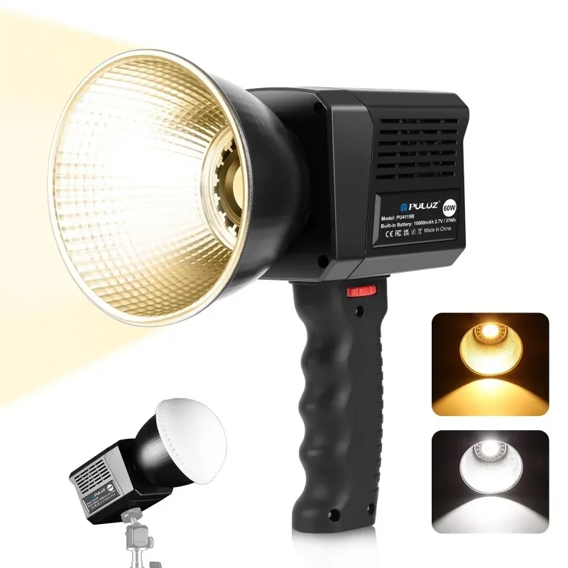 

For 60W Studio Video Light 2500K-6500K Dual Color Temperature Professional Photography Fill Light