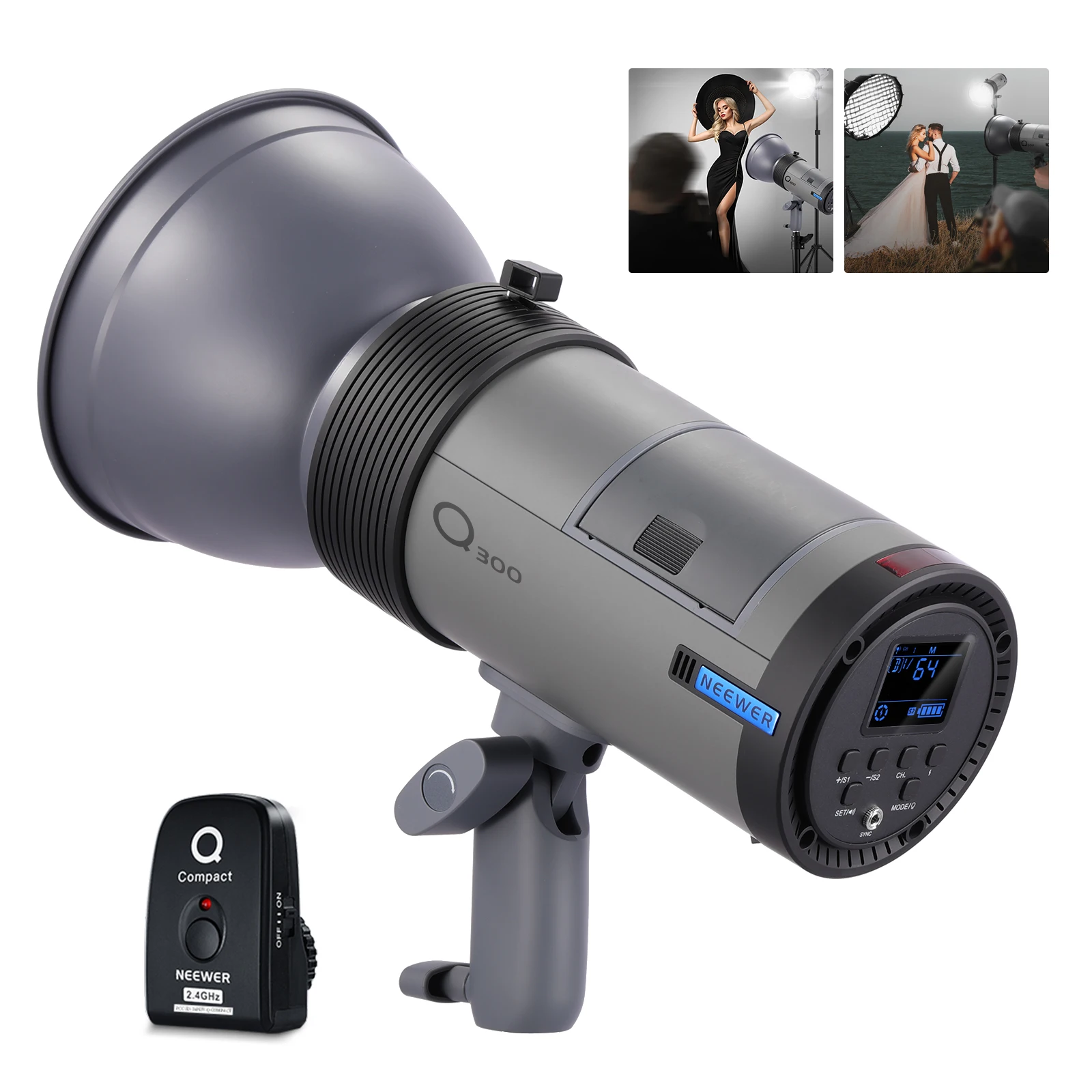 

Фотовспышка NEEWER 100Ws 2.4G TTL для Sony/Canon/Nikon, 3000 мАч/500 полной мощности, студийный свет для фотосъемки