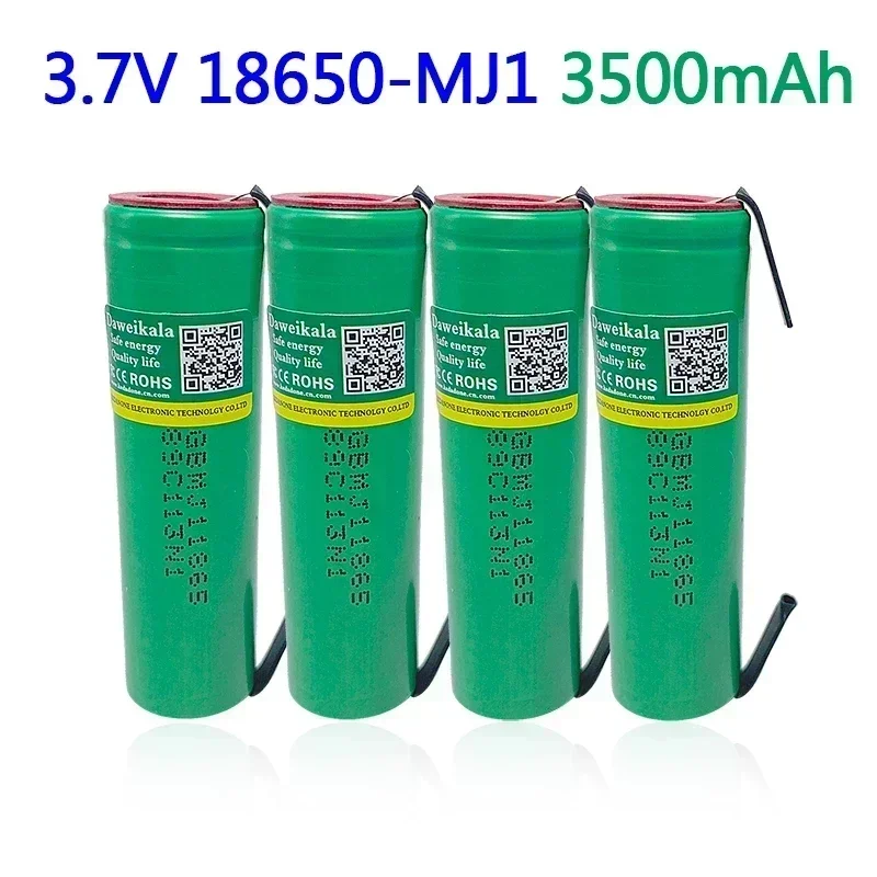 

Daweikala MJ1 3.7V3500mAh NCR 18650 Lithium Rechargeable Battery for Battery Pack for MJ1 18650 Battery+DIY Nickel