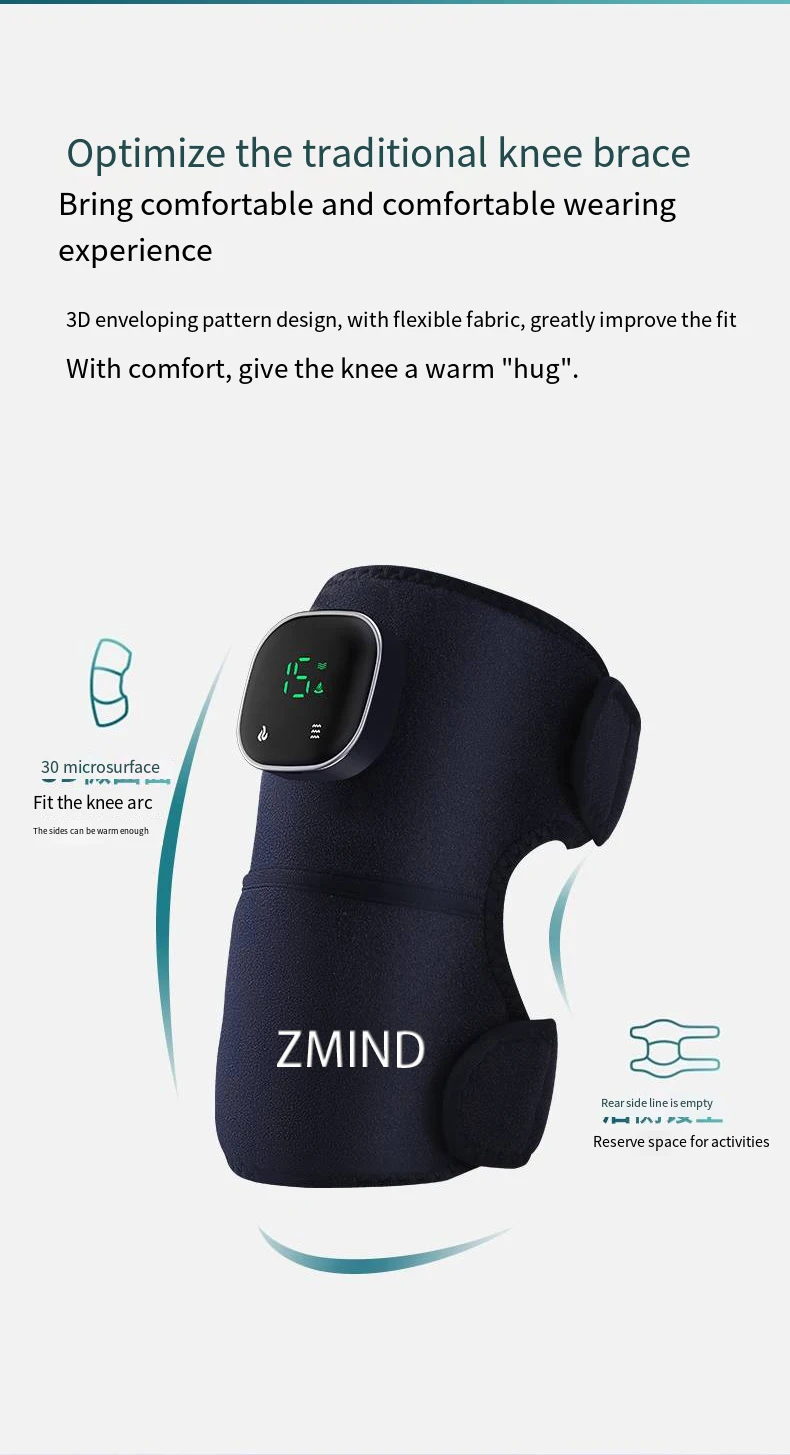 Zmind-elétrica dor alívio máquina, calor e massagem, infravermelho Pad, conjunta