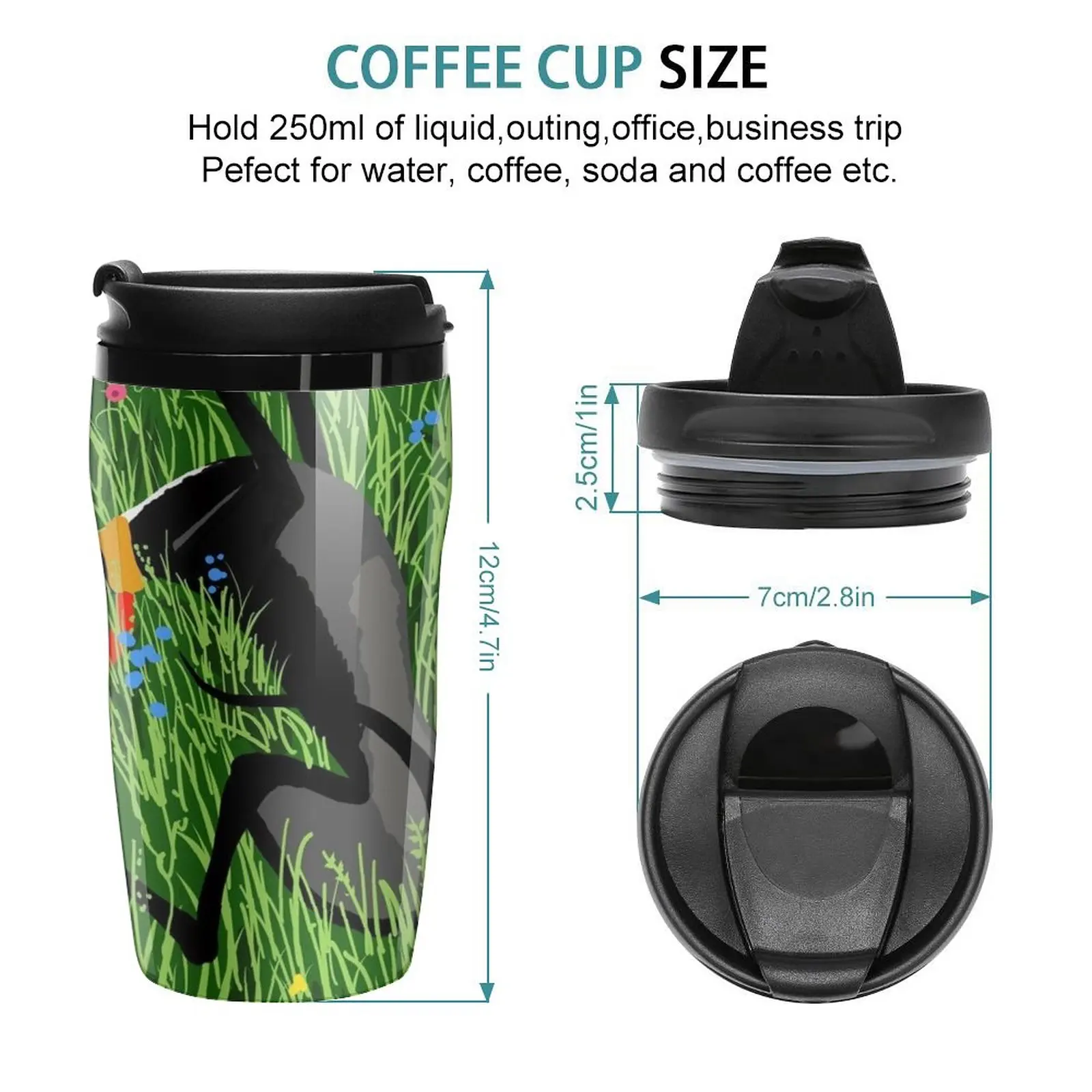 New Roaching in the Wildflowers Travel Coffee Mug Coffee Bowls Elegant Coffee