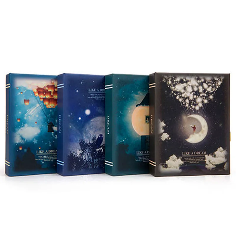Creative like a dream Diary with Lock Colorful Pages Notebook Cute Functional Planner Dairy Journal Stationery Gift Box Package