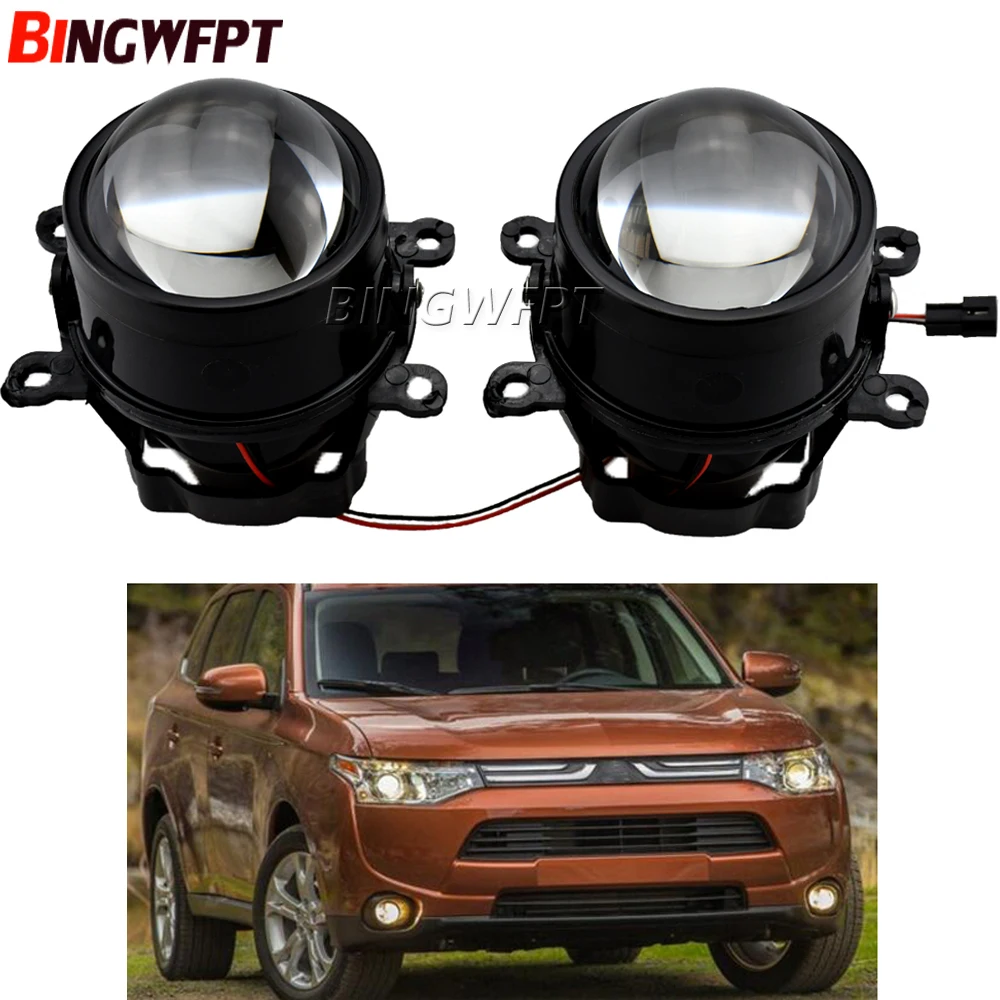 3.0inch adjustment bracket bi-xenon Fog Light Waterproof projector Lens For Pajero Outlander Triton L200 Galant RVR Endeavor