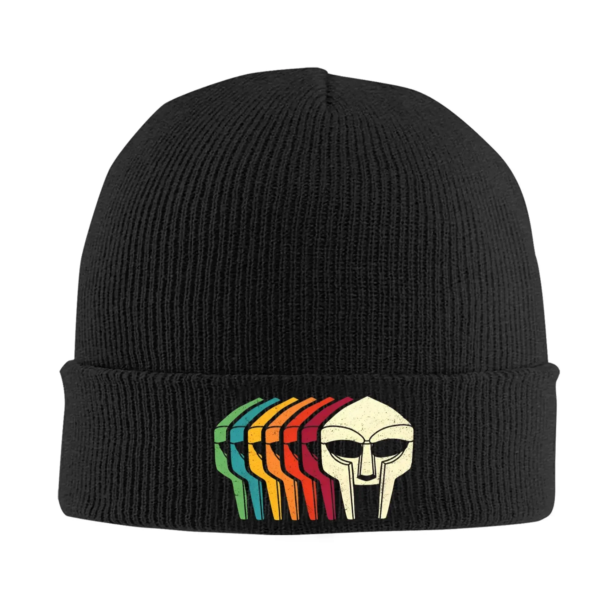 

Retro MF DOOM Hat Autumn Winter Skullies Beanies Fashion Caps Unisex Acrylic Skullcap