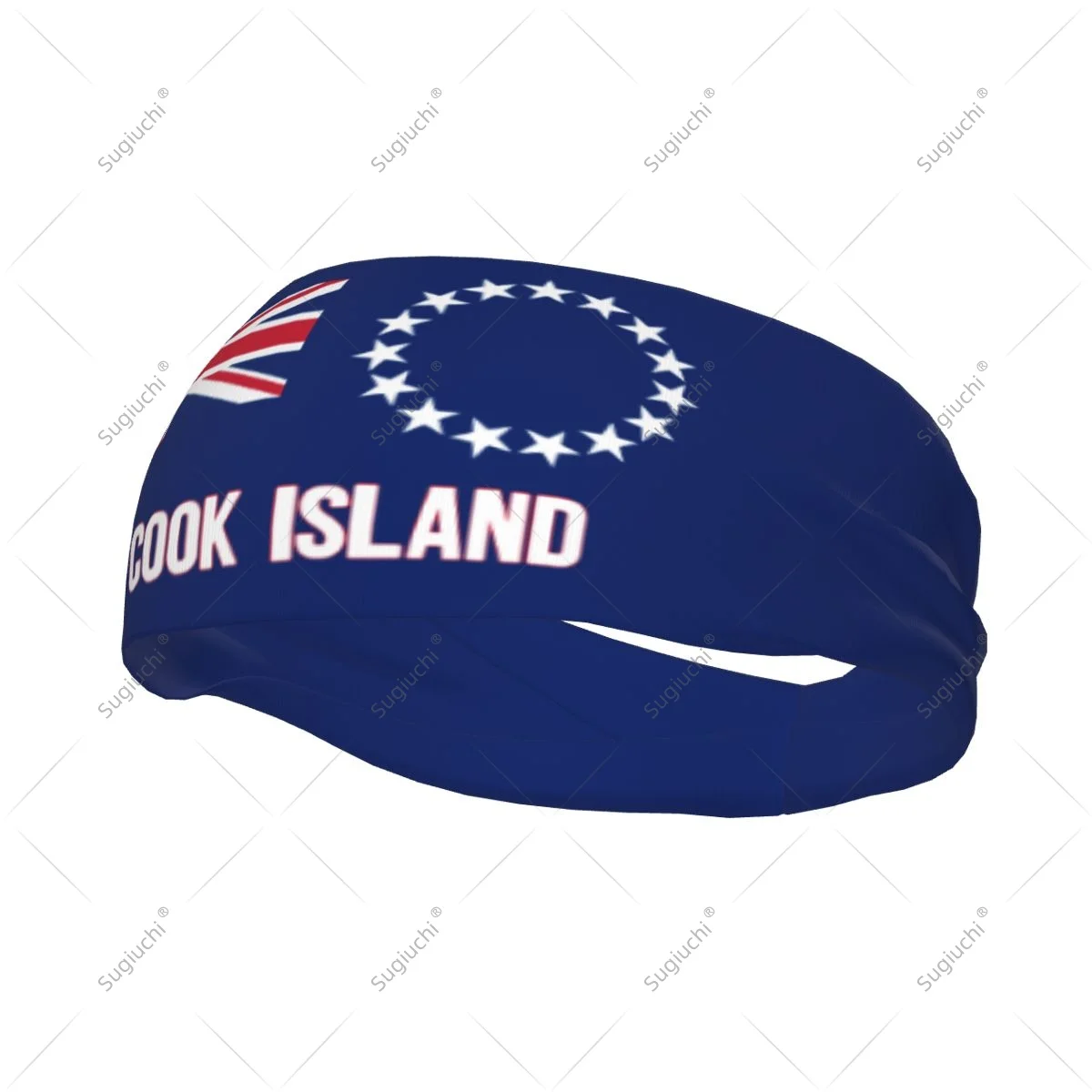 

Эластичные широкие повязки на голову с флагом Куковских островов для мужчин и женщин, для йоги, фитнеса, тенниса, бега, занятий в спортзале
