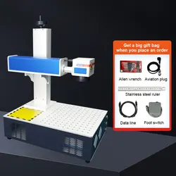 JM maszyna do znakowania laserem światłowodowym 20W grawer ze stali nierdzewnej do cięcia metalu srebrna złota biżuteria z pierścieniem obrotowa karta osi pulpitu