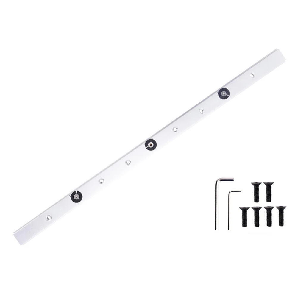 Aluminum Alloy Guide Miter Bar Slider Easy Installation Reduces Lateral Play For Woodworking Table Saws For T-slots