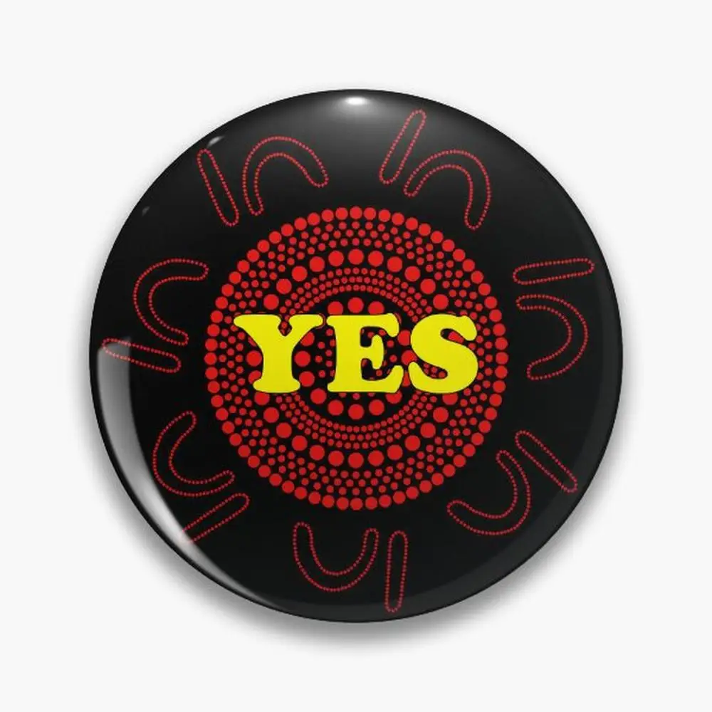 Yes Voice To Parliament Hero Pin Buttons Brooches  Jewelry Accessory Customize Brooch Fashion Lapel Badges