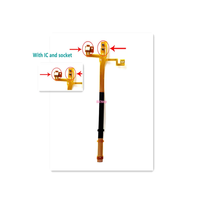 NEW Lens Focus Motor Flex Cable For Canon EF 24-105mm 24-105 mm f/3.5-5.6 IS STM Repair Part With socket With sensor