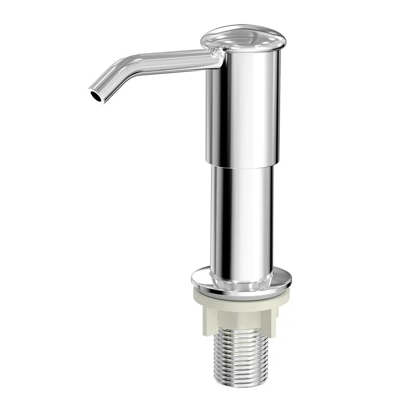 Soap dispenser 304 stainless steel silicone extension tube, detergent sink press