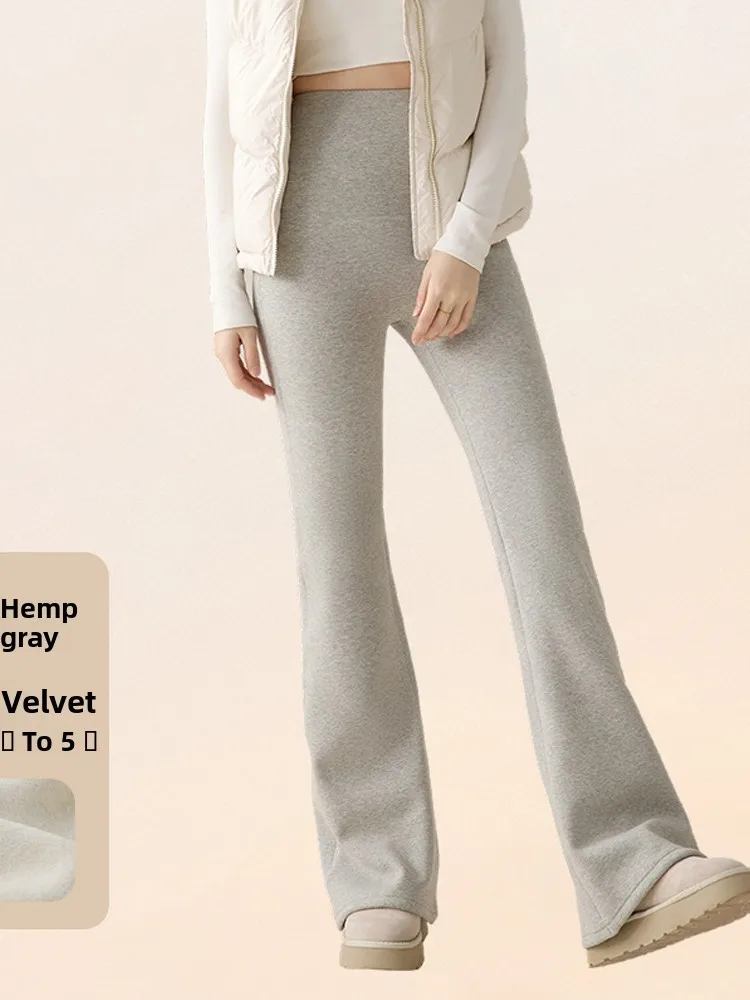 2025年新作 レディース アークスキンパンツ ハイウエスト フィットネス ヨガパンツ 裏起毛 アンクル丈 ヒップアップ ディープチャコール