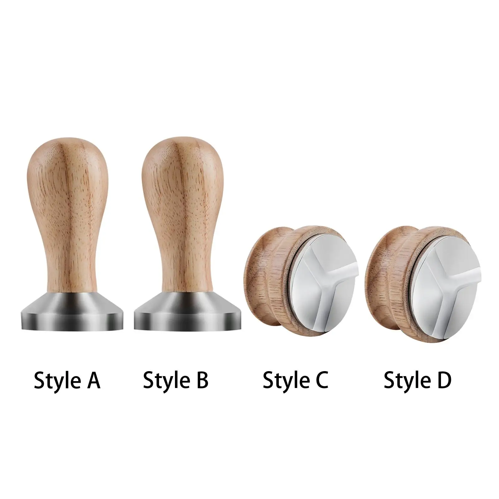 Профессиональный темпер для кофе с деревянной ручкой, инструмент для выравнивания, профессиональный распределитель эспрессо, инструмент для выравнивания, распределитель бариста