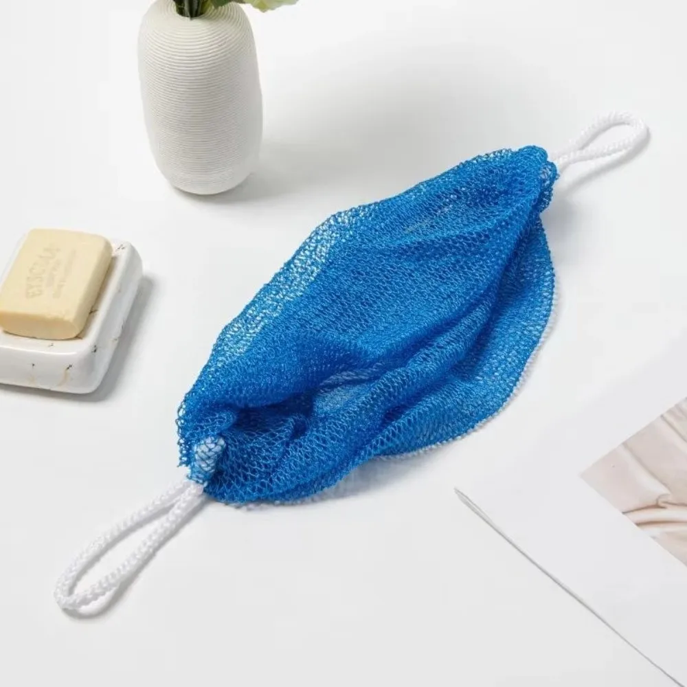 New High Elasticity Exfoliating Bath Net Sauna Towel Foam Net Long Back Scrubber African Mesh Scrubbing Towel Bathing Accessory view 3