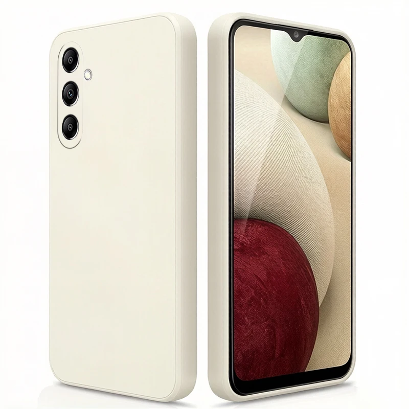 for Samsung Galaxy A13 5G Easy Access Button Protective CovePrecise Cutout Liquid Silicone Phone Case