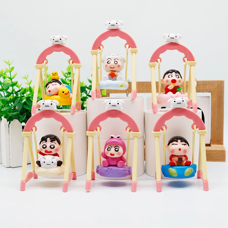 

Crayon Shin-chan Swing Series Blind Box Toys Tabletop Figurines Cartoon Decorations Arcade Dolls For Gifts
