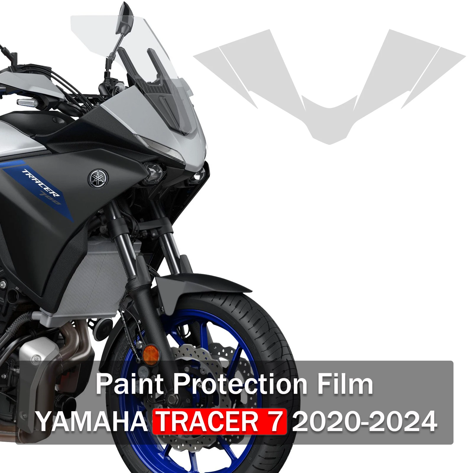 

For Yamaha TRACER 7 Paint Protection Film Motorcycle Complete Anti-scratch TPU Tracer 7 PPF Protective Accessories 2020-2024