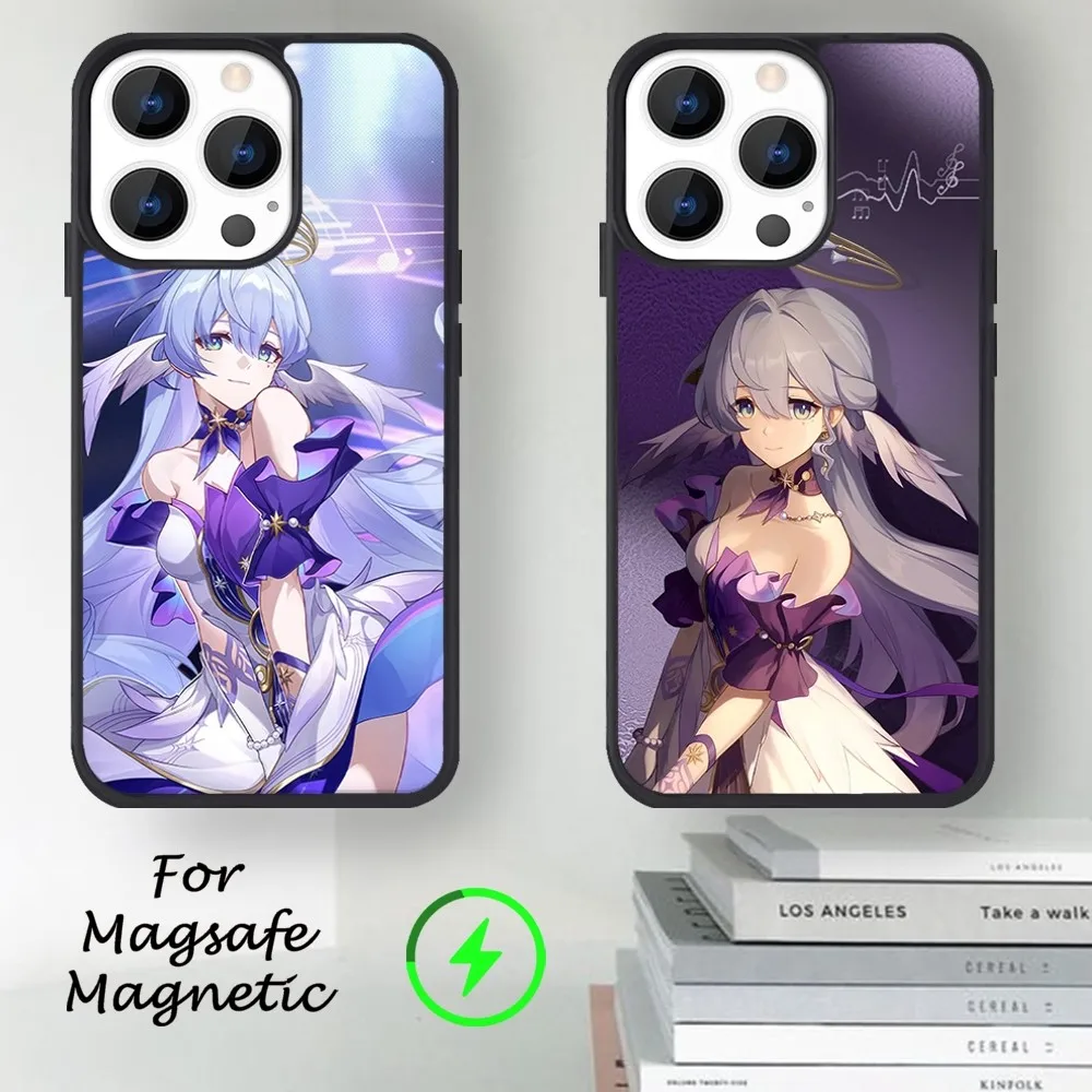 Game Honkai Star Rail Robin Phone Case For iPhone 14 13 12 11 15 Pro Max Magsafe Magnetic