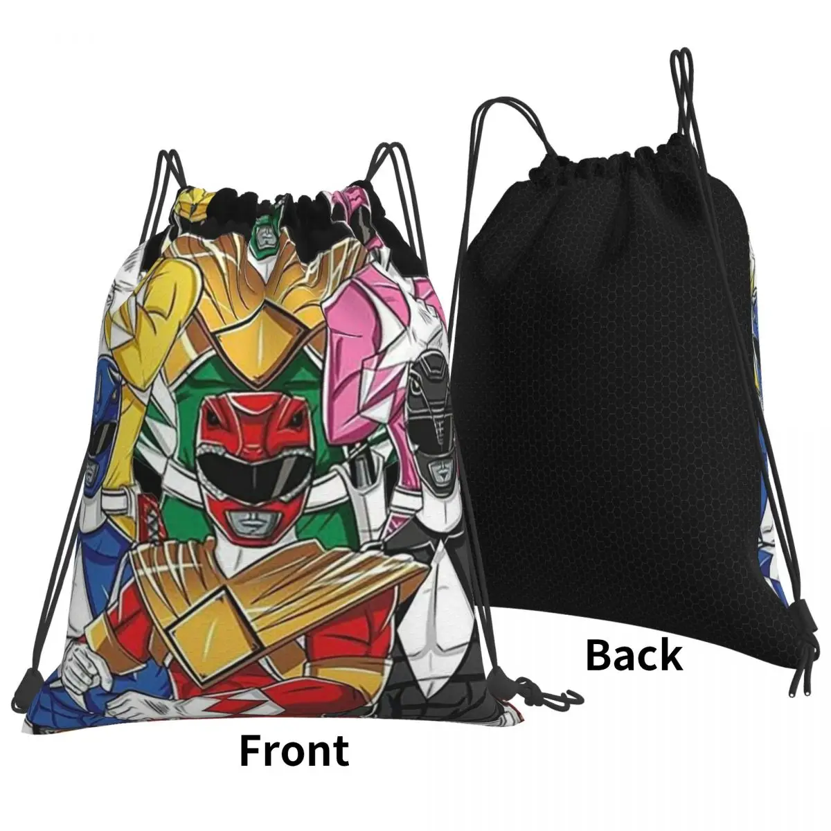 Mighty MorDave Power Ranger Sacs à dos portables pour hommes et femmes, proximité Wstring, Bundle Pocket Shoes, PleBags