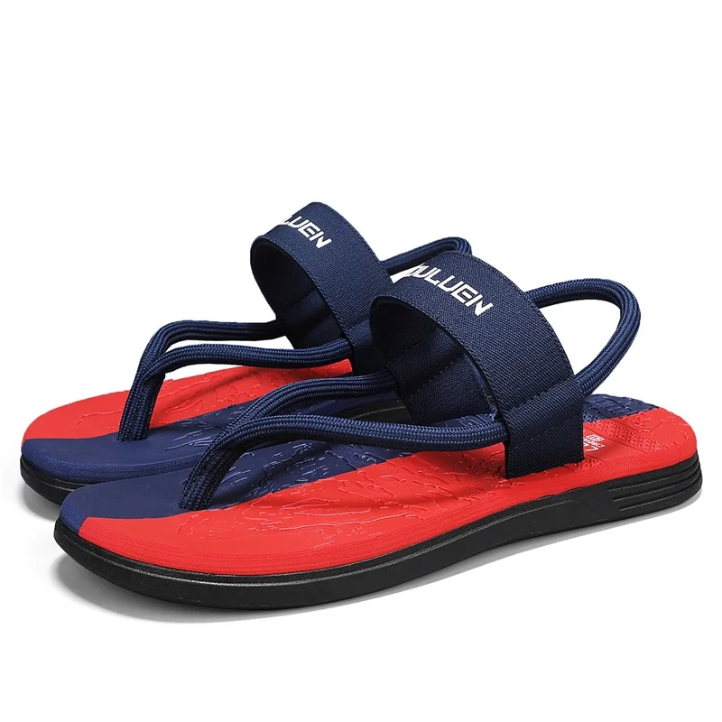 Men Sandals Shoes New Summer Outdoor Leisure Dual-use Men\'s Sandals Slippers Students Anti-slip Fashion Mixed Color Beach Shoes