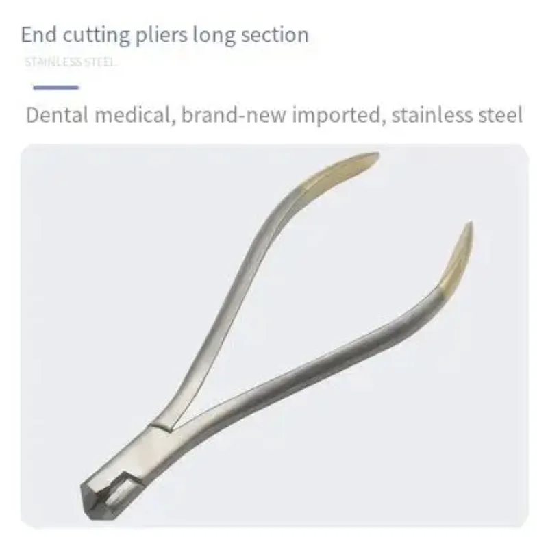 Straight-tipped Gold Crown Scissors Dedicated To Ligature Filament Orthodontic Correction Tool Pliers Straight Ends
