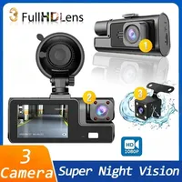 Reversing Video Dash Car Camera Dvr Night Vision Cam Dashcam 1080P Black Box 170° Wide Angle Suction Cup Channel Loop Recording