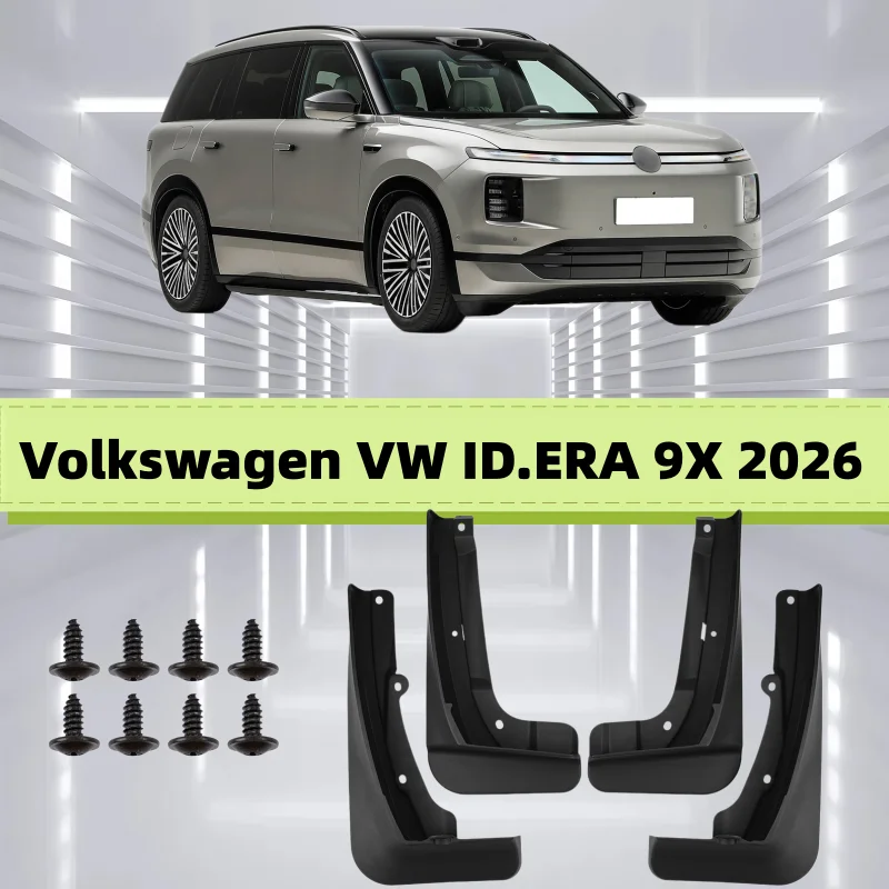For Volkswagen VW ID.ERA 9X 2026 Mud Flaps Splash Guards MudFlaps Front Rear Fender Protector Mudguards Car Accessories