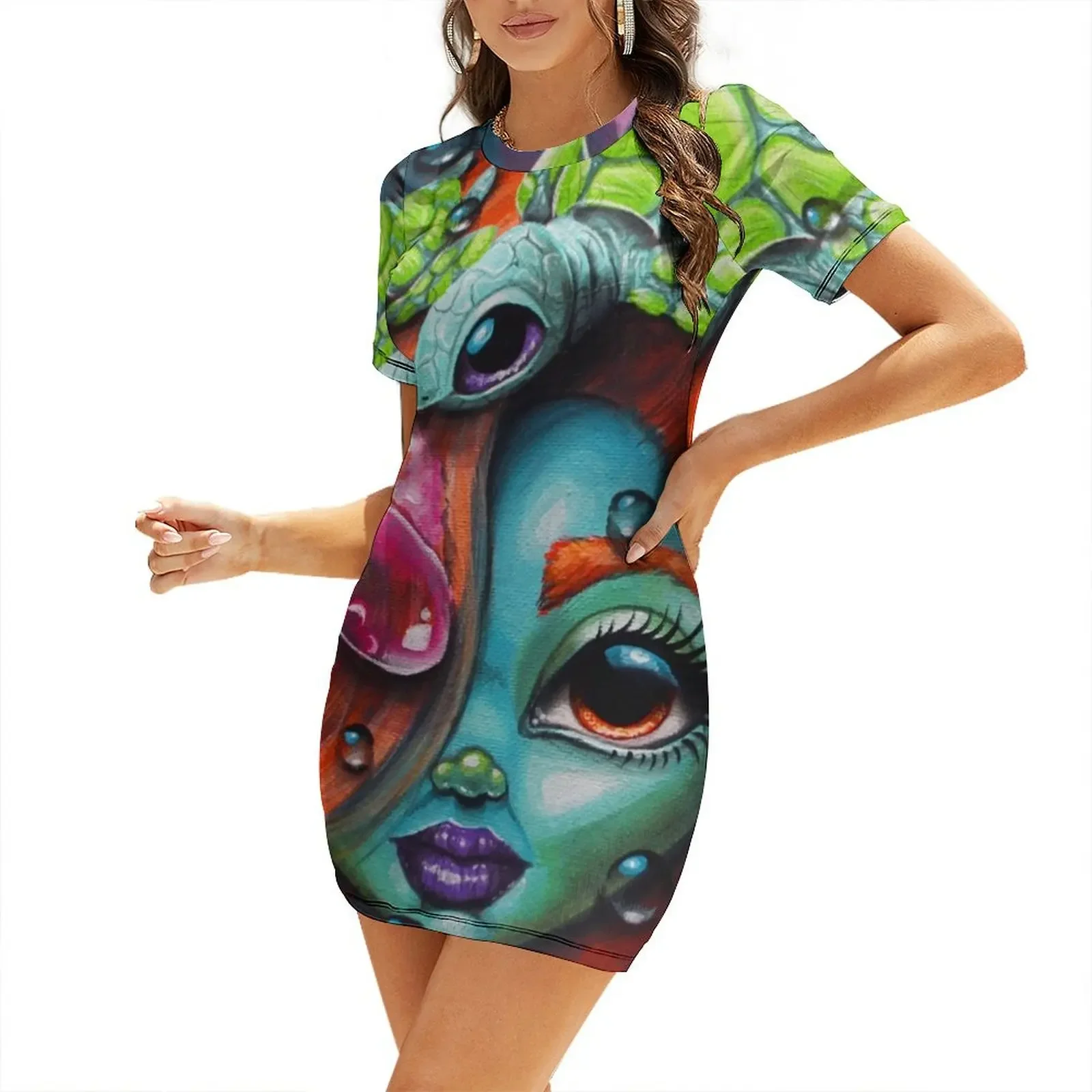 Mermaidandseaturtle Short-Sleeved Dress party dresses women dress for woman summer dress women 2026 sexy for women
