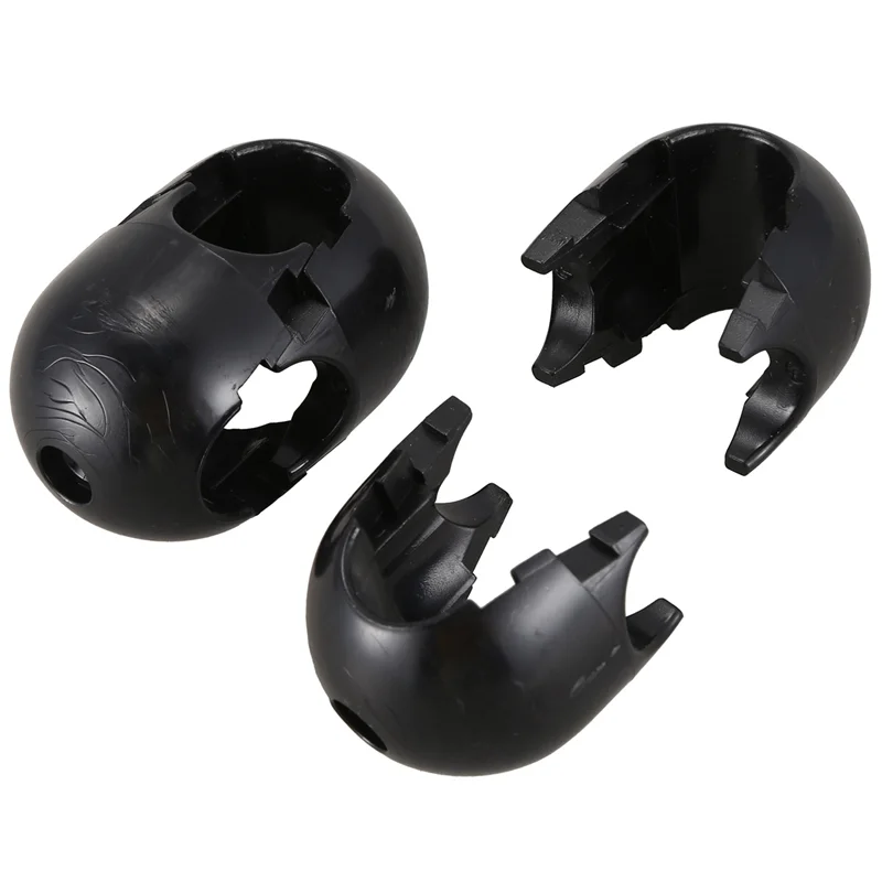 

B72A 60Pcs Climbing Rope Net Plastic Connector Net Buckle For Outdoor Amusement Swing Climbing Rope Black