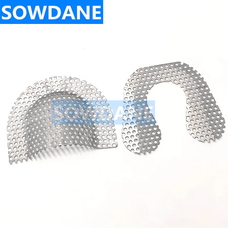 Dental Metal Tray Upper Lower Teeth Dental Impression Metal Tray Tool Stainless Steel for Complete Denture
