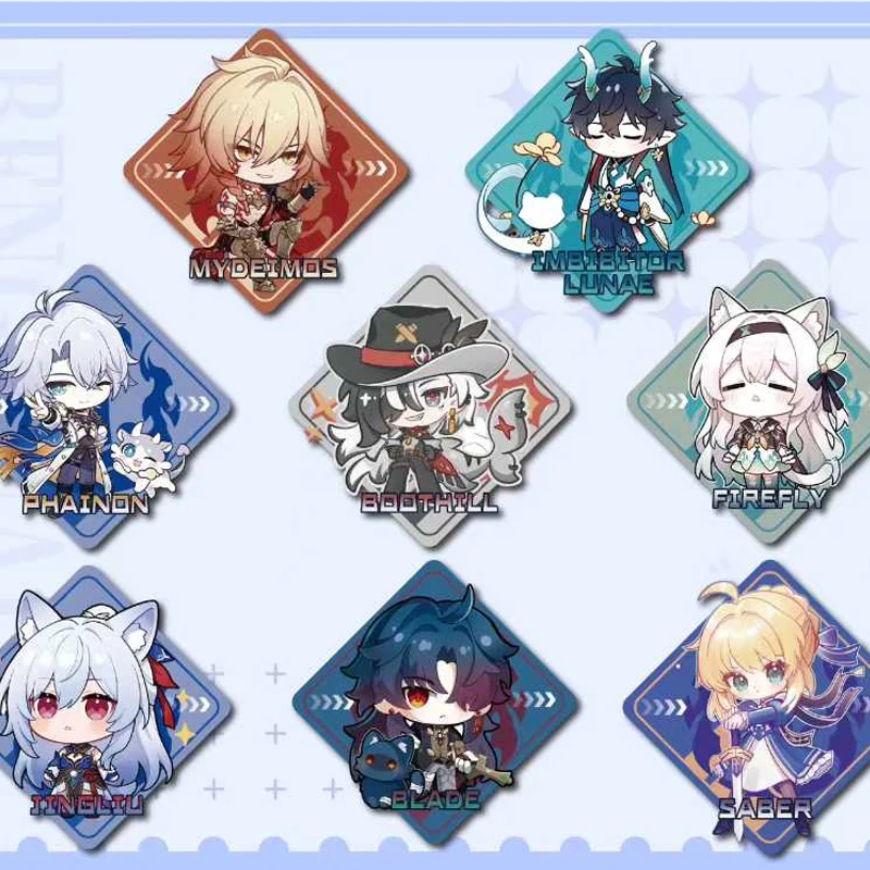 Honkai Star Rail Acrylic Keychain Accessory 10cm Trailblazer March 7th Collector‘s Gift