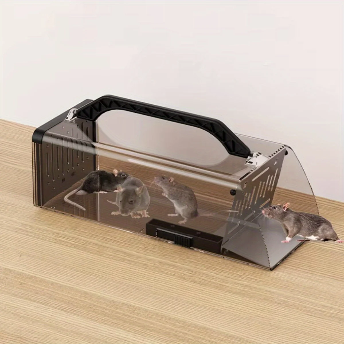 Piège à rats réutilisable et respectueux de l’animal, cage métallique pour capturer et relâcher les rongeurs, piège robuste pour capturer des animaux vivants (rats, souris, écureuils) – boîte de lutte antiparasitaire sûre pour l’intérieur et l’extérieur.