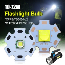 High Power LED Chip Beads XHP70 XHP90 XHP110 3A 6A 10A 24A 18W 24W60W 72W DC3-5V DC6-8V DC24V White For Flashlight Headlight DIY