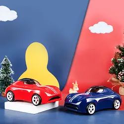 Small Sports Car Shape Straw Cup Kids Toy Plastic Water Cup Mini Shape Creative With Shoulder Strap Portable Water Bottle