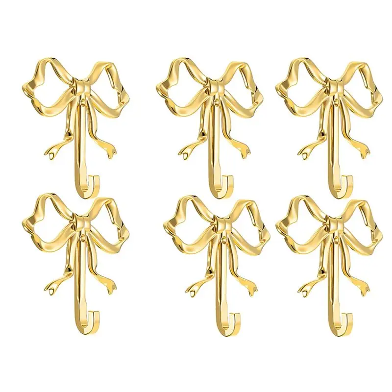 

Декоративные крючки-держатели ABWR, 6 шт., настенные/дверные крючки-узелки для полотенец, для ванной, гостиной, кухни