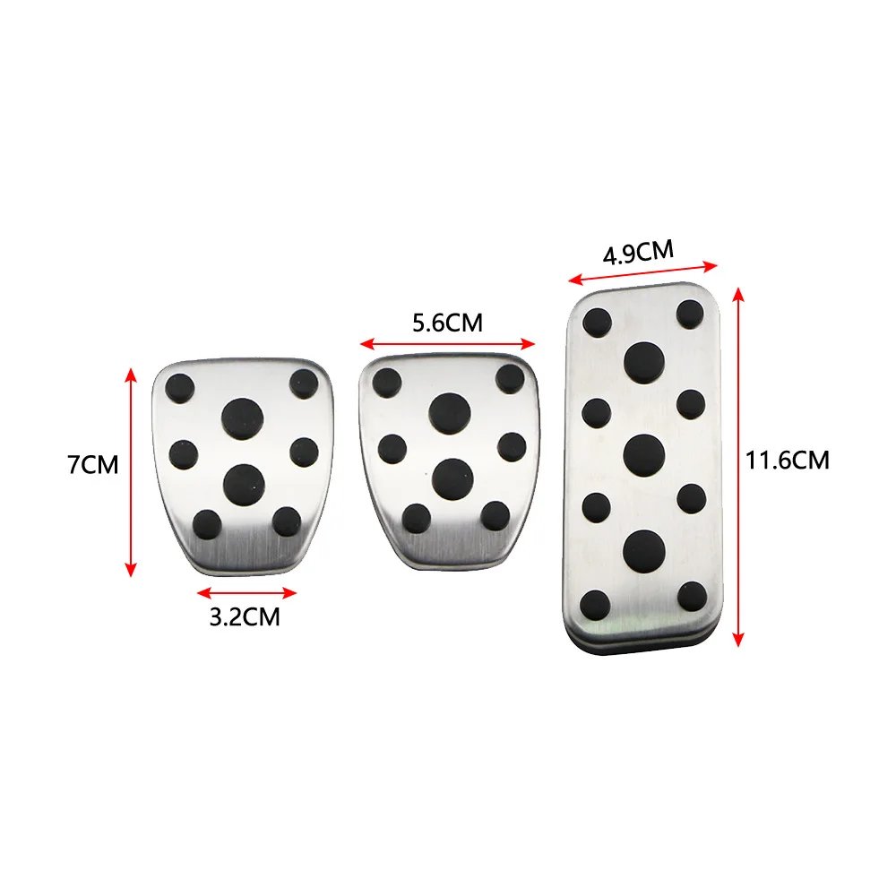 Car Gas Brake Pedal for Subaru Forester SG SJ SH 2003~2018 2004 Line Rubber Anti-Slip Alloy Footrest Foot Cover Part Accessories